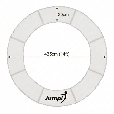 Osłona na sprężyny do trampoliny 435 cm 14FT