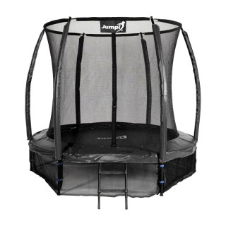 TRAMPOLINA OGRODOWA SALTO 8FT 252 CM, SIATKA, DRABINKA, ZESTAW, JUMPI