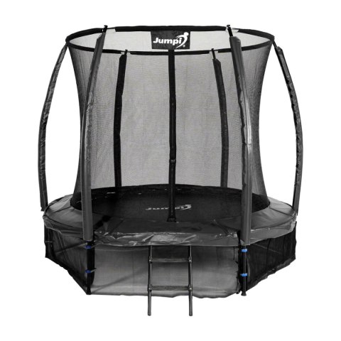 TRAMPOLINA OGRODOWA SALTO 8FT 252 CM, SIATKA, DRABINKA, ZESTAW, JUMPI