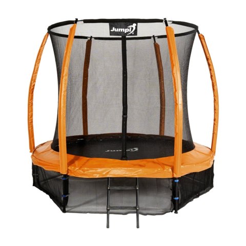 TRAMPOLINA OGRODOWA SALTO 8FT 252 CM, SIATKA, DRABINKA, GS TÜV, AKCESORIA
