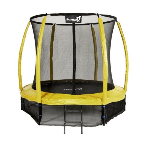 TRAMPOLINA OGRODOWA BOUNCEWAY 252CM 8FT, MAXY COMFORT PLUS, SIATKA, ZESTAW