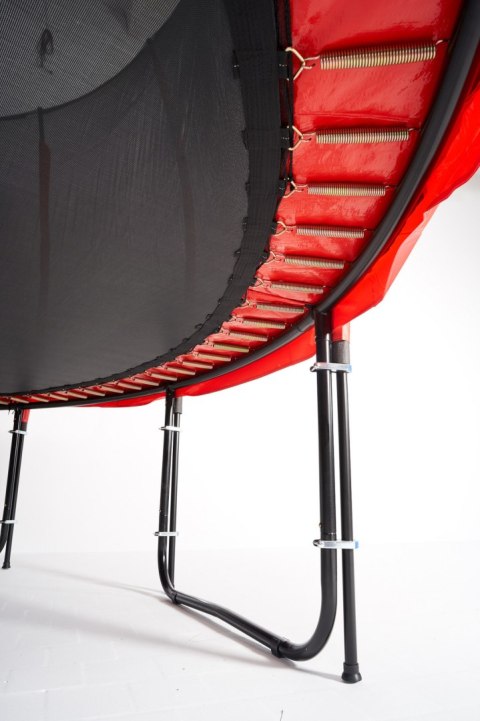 TRAMPOLINA OGRODOWA BOUNCEWAY 252CM 8FT, MAXY COMFORT PLUS, SIATKA, ZESTAW