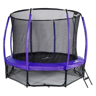 TRAMPOLINA OGRODOWA JUMPI SALTO 312CM 10FT, SIATKA, DRABINKA, KOTWY, GS TÜV