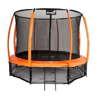 TRAMPOLINA OGRODOWA SALTO 10FT 312 CM, SIATKA, DRABINKA, ZESTAW, GS TÜV