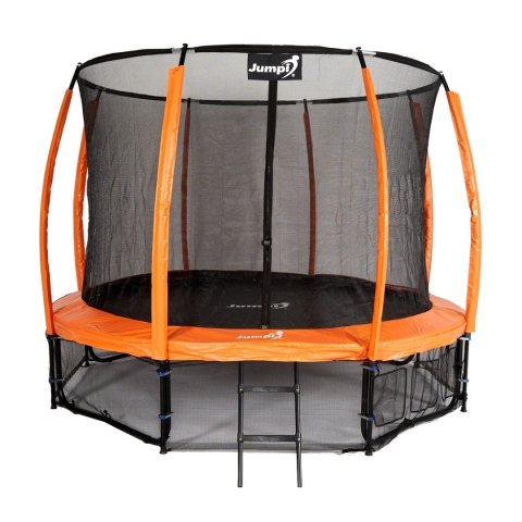 TRAMPOLINA OGRODOWA SALTO 10FT 312 CM, SIATKA, DRABINKA, ZESTAW, GS TÜV