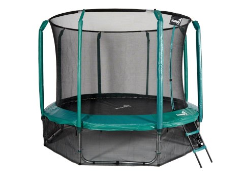 TRAMPOLINA OGRODOWA SKYFLYER 312CM 10FT, JUMPI MAXY COMFORT, SIATKA, ZESTAW