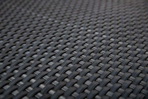 TRAMPOLINA OGRODOWA JUMPI SALTO 12FT 374 CM, CZARNA, SIATKA, DRABINKA, TUV