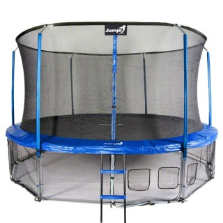 TRAMPOLINA OGRODOWA BOUNCEWAY 435CM 14FT, MAXY COMFORT, NIEBIESKA, SIATKA