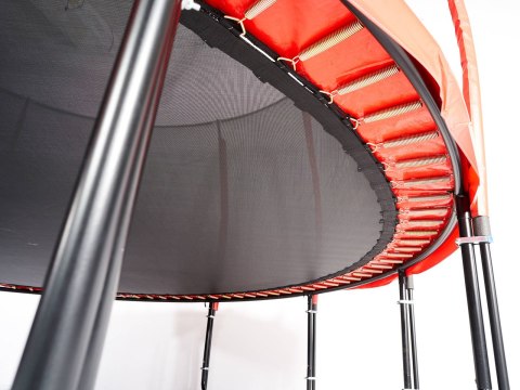TRAMPOLINA OGRODOWA BOUNCEWAY 435CM 14FT, MAXY COMFORT, NIEBIESKA, SIATKA