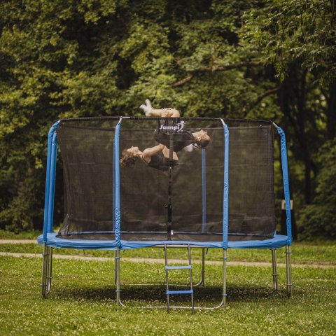 TRAMPOLINA OGRODOWA BOUNCEWAY 435CM 14FT, MAXY COMFORT, NIEBIESKA, SIATKA