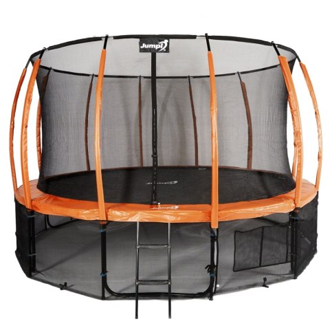 TRAMPOLINA OGRODOWA SALTO 14FT, 435CM, JUMPI, SIATKA, DRABINKA