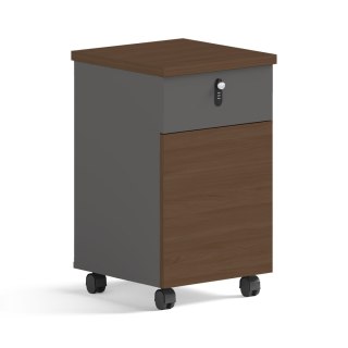 MOBILNY KONTENER BIUROWY VANGUARD, SZAFKA, ZAMEK SZYFROWY, SOFT-CLOSE, LOFT