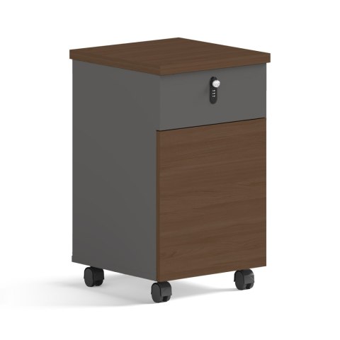 MOBILNY KONTENER BIUROWY VANGUARD, SZAFKA, ZAMEK SZYFROWY, SOFT-CLOSE, LOFT