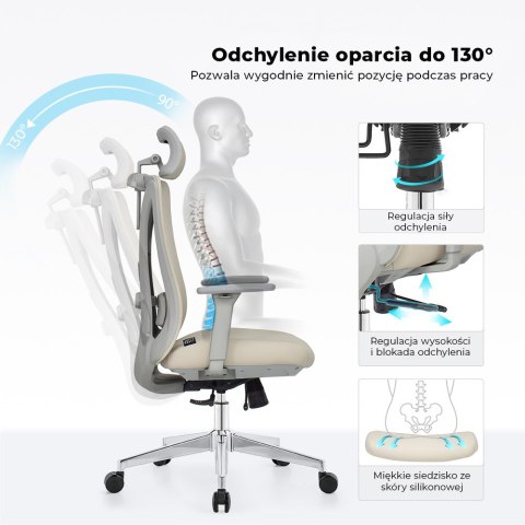 FOTEL BIUROWY SPEZIOSO, CZARNY, WYGODNY, DO BIURA, GABINETU, ERGONOMICZNY