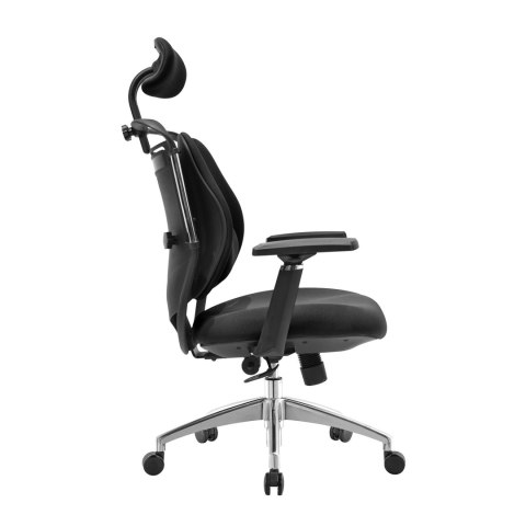 FOTEL BIUROWY SOSPESO, CZARNY, ERGONOMICZNY, WYGODNY, DO SALONU, STYL