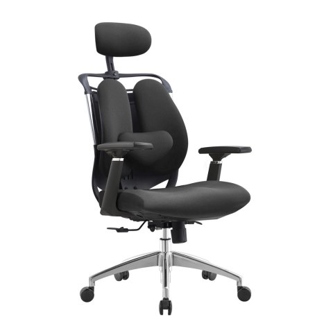 FOTEL BIUROWY SOSPESO, CZARNY, ERGONOMICZNY, WYGODNY, DO SALONU, STYL