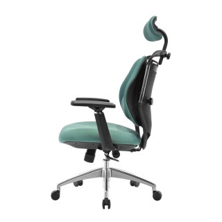 FOTEL BIUROWY ERGONOMICO, CZARNY, WYGODNY, DO SALONU, TAPICEROWANY, STYL