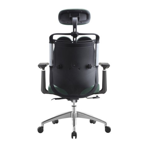 FOTEL BIUROWY ERGONOMICO, CZARNY, WYGODNY, DO SALONU, TAPICEROWANY, STYL