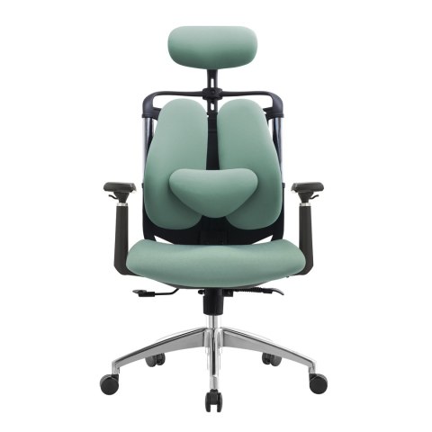 FOTEL BIUROWY ERGONOMICO, CZARNY, WYGODNY, DO SALONU, TAPICEROWANY, STYL