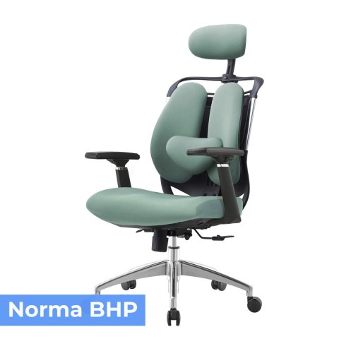 FOTEL BIUROWY ERGONOMICO, CZARNY, WYGODNY, DO SALONU, TAPICEROWANY, STYL