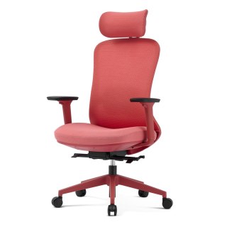 FOTEL BIUROWY NEXUS RED, Z MASAŻEM, ROZKŁADANY, WYGODNY, DO SALONU, STYL