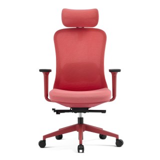 FOTEL BIUROWY NEXUS RED, Z MASAŻEM, ROZKŁADANY, WYGODNY, DO SALONU, STYL
