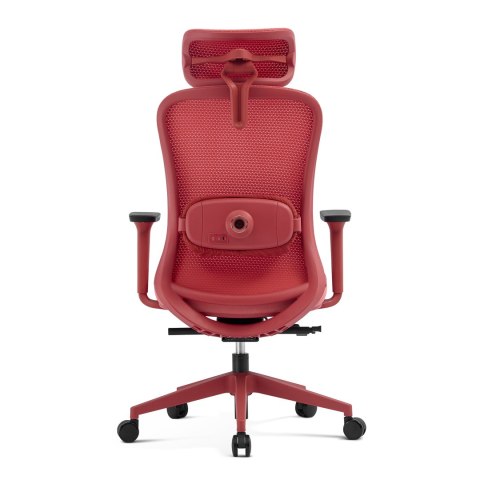 FOTEL BIUROWY NEXUS RED, Z MASAŻEM, ROZKŁADANY, WYGODNY, DO SALONU, STYL