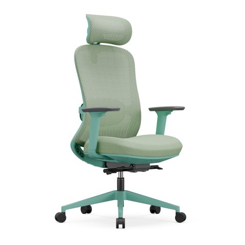 FOTEL BIUROWY VENTO, ERGONOMICZNY, ROZKŁADANY, DO SALONU, WYGODNY, SZARY