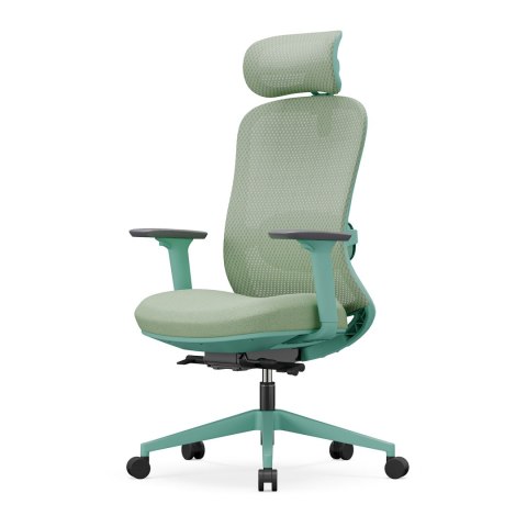 FOTEL BIUROWY VENTO, ERGONOMICZNY, ROZKŁADANY, DO SALONU, WYGODNY, SZARY