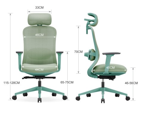 FOTEL BIUROWY VENTO, ERGONOMICZNY, ROZKŁADANY, DO SALONU, WYGODNY, SZARY