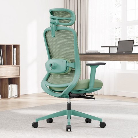 FOTEL BIUROWY VENTO, ERGONOMICZNY, ROZKŁADANY, DO SALONU, WYGODNY, SZARY