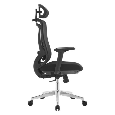 FOTEL CZARNY APEXWING, WYGODNY, DO SALONU, STYL, BIUROWY, ERGONOMICZNY