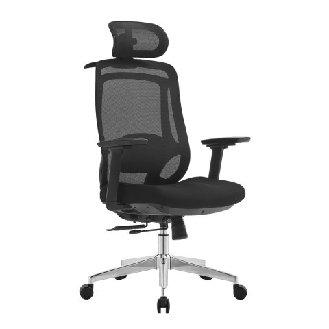 FOTEL CZARNY APEXWING, WYGODNY, DO SALONU, STYL, BIUROWY, ERGONOMICZNY