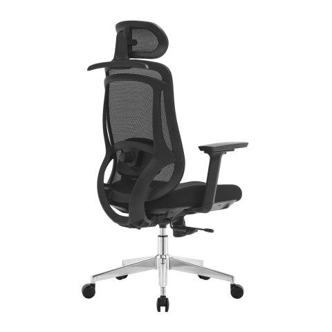 FOTEL CZARNY APEXWING, WYGODNY, DO SALONU, STYL, BIUROWY, ERGONOMICZNY