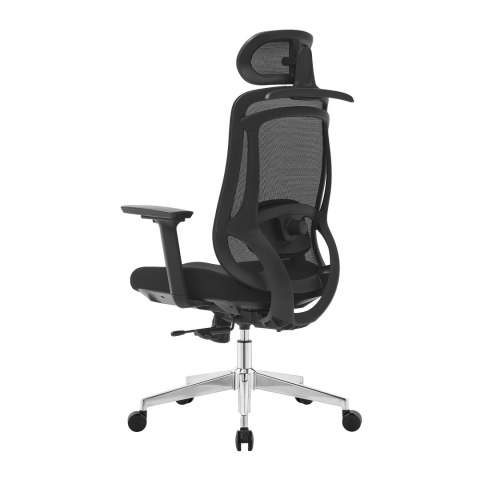 FOTEL CZARNY APEXWING, WYGODNY, DO SALONU, STYL, BIUROWY, ERGONOMICZNY