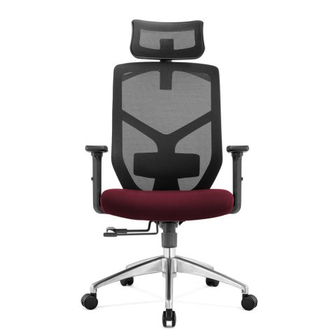 FOTEL BIUROWY ERGONOMICZNY SEDIA, DO SALONU, CZARNY, WYGODNY, Z SIATKĄ, BHP
