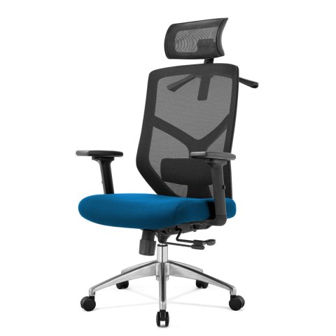 FOTEL BIUROWY SEDIA, ERGONOMICZNY, WYGODNY, CZARNY, DO SALONU, SIATKA, BHP