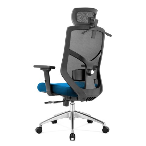 FOTEL BIUROWY SEDIA, ERGONOMICZNY, WYGODNY, CZARNY, DO SALONU, SIATKA, BHP