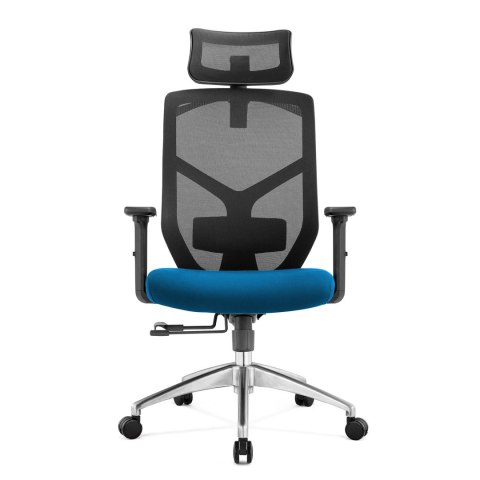 FOTEL BIUROWY SEDIA, ERGONOMICZNY, WYGODNY, CZARNY, DO SALONU, SIATKA, BHP