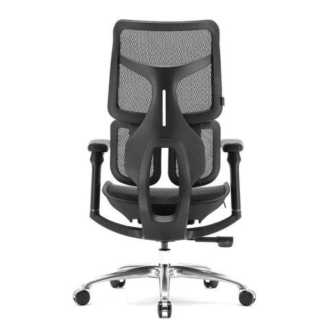 FOTEL BIUROWY VELOCE, ERGONOMICZNY, CZARNY, SIATKA, DO BIURA, WYGODNY, Z 3D