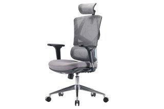 FOTEL BIUROWY ERGONOMICZNY ERGOFLEX, CZARNY, WYGODNY, DO SALONU, STYL, Z 3D