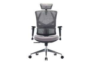 FOTEL BIUROWY ERGONOMICZNY ERGOFLEX, CZARNY, WYGODNY, DO SALONU, STYL, Z 3D