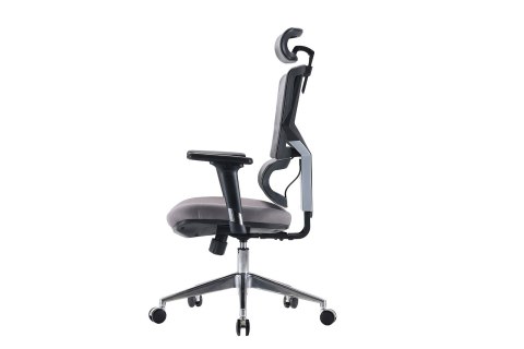 FOTEL BIUROWY ERGONOMICZNY ERGOFLEX, CZARNY, WYGODNY, DO SALONU, STYL, Z 3D