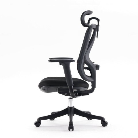 FOTEL BIUROWY STELLARE, CZARNY, WYGODNY, DO BIURA, ERGONOMICZNY, STYL, Z 3D