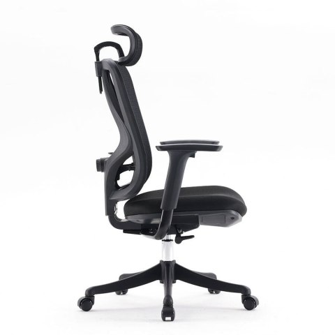 FOTEL BIUROWY STELLARE, CZARNY, WYGODNY, DO BIURA, ERGONOMICZNY, STYL, Z 3D