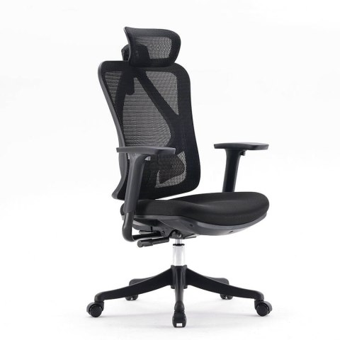 FOTEL BIUROWY STELLARE, CZARNY, WYGODNY, DO BIURA, ERGONOMICZNY, STYL, Z 3D