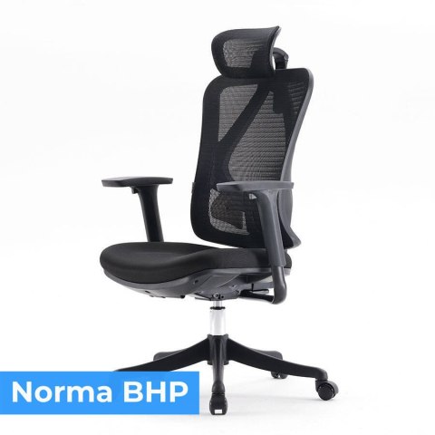 FOTEL BIUROWY STELLARE, CZARNY, WYGODNY, DO BIURA, ERGONOMICZNY, STYL, Z 3D