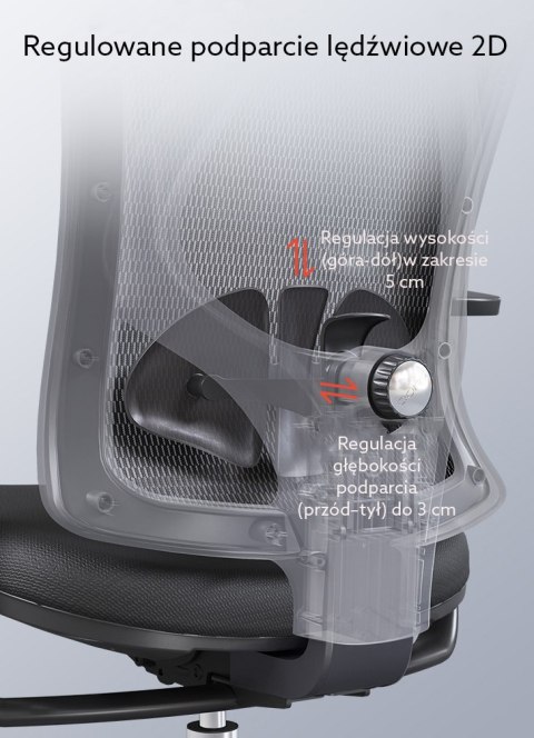 FOTEL BIUROWY STELLARE, CZARNY, WYGODNY, DO BIURA, ERGONOMICZNY, STYL, Z 3D