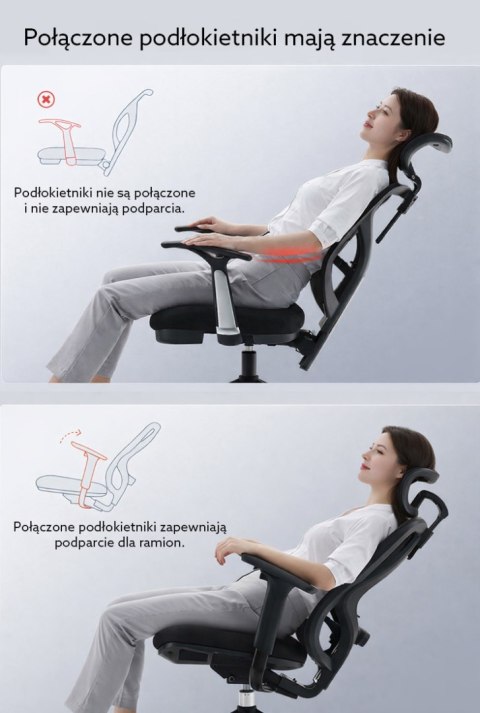 FOTEL BIUROWY STELLARE, CZARNY, WYGODNY, DO BIURA, ERGONOMICZNY, STYL, Z 3D
