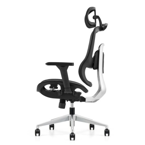 FOTEL BIUROWY ERGONOMICZNY ERGOZEN, CZARNY, WYGODNY, DO SALONU, SIATKOWY